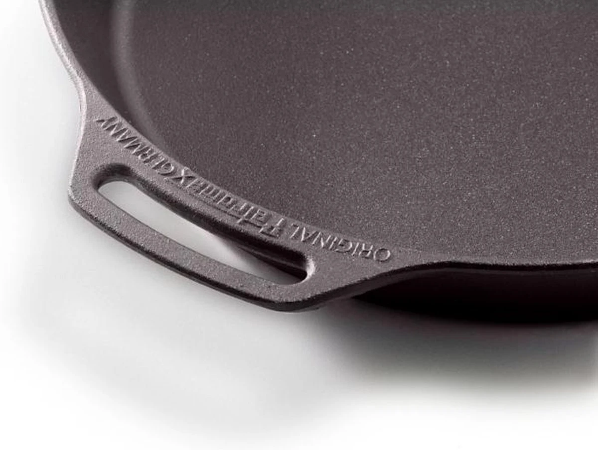 Petromax Fp30h-t, Skillet, 30 Cm, Pan Met Handgrepen, Gietijzer, Zwart 2 Petromax Fp30h-t, Skillet, 30 Cm, Pan Met Handgrepen, Gietijzer, Zwart - Afbeelding 2