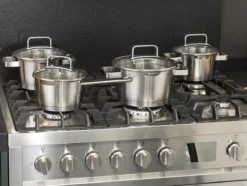 Sola Pannenset Diamond - 4 Delig - Ø 16,16,18,20 Cm - Zilver - RVS - Sandwichbodem -PannenPunt Aanbiedingen Winkel 1200x906 6