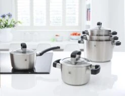 BK Conical Cool Pannenset - 5-delig - RVS - Geschikt Voor Alle Warmtebronnen -PannenPunt Aanbiedingen Winkel 1200x929 1