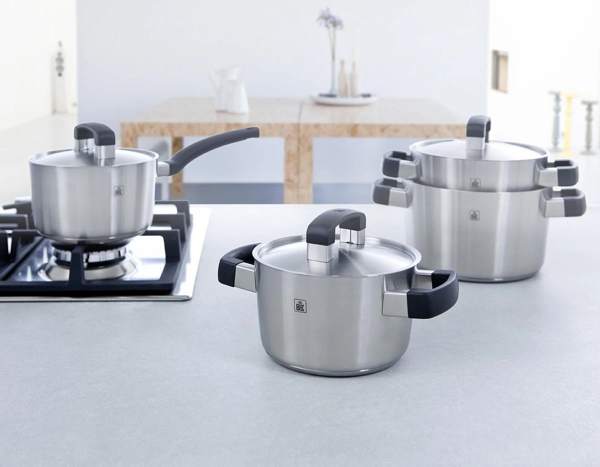 BK Conical Cool Kookpan - Ø 20 Cm - RVS - Inductie 2 BK Conical Cool Kookpan - Ø 20 Cm - RVS - Inductie - Afbeelding 2