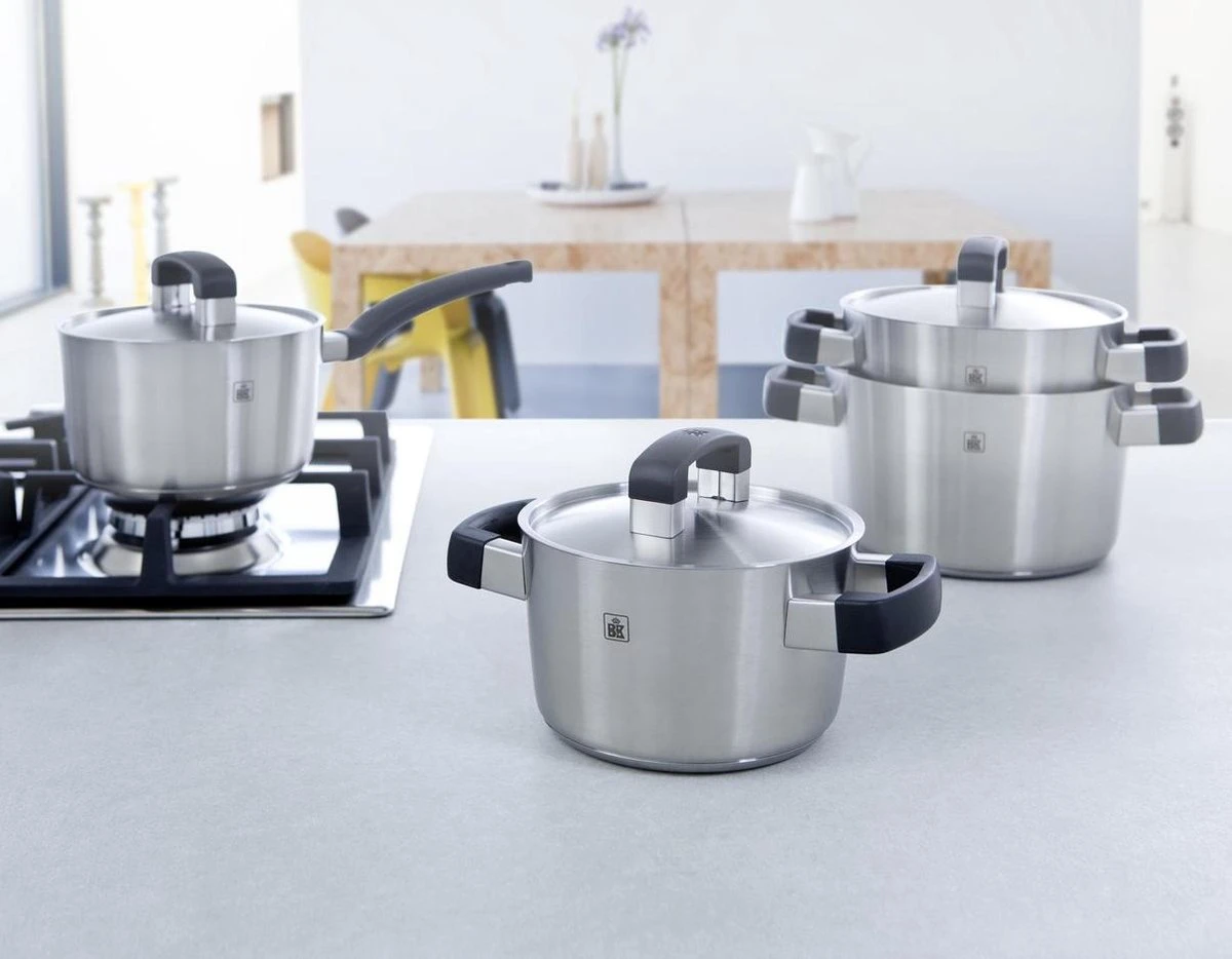 BK Conical Cool Kookpan - Ø 20 Cm - RVS - Inductie 3 BK Conical Cool Kookpan - Ø 20 Cm - RVS - Inductie - Afbeelding 3