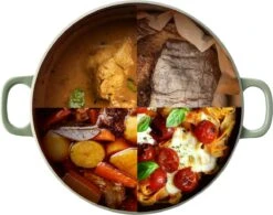 BK Bourgogne Braadpan Ø 24 Cm - Groen - Gietijzer - Inductie 7 BK Bourgogne Braadpan Ø 24 Cm - Groen - Gietijzer - Inductie -PannenPunt Aanbiedingen Winkel 1200x945 5