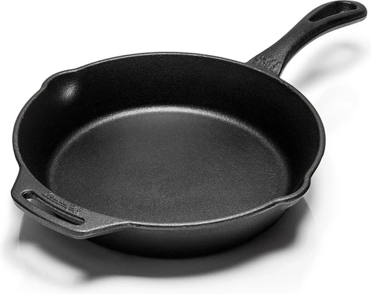 Petromax Fp30-t, Skillet, 28 Cm, Pan Met Steel, Gietijzer, Zwart 1 Petromax Fp30-t, Skillet, 28 Cm, Pan Met Steel, Gietijzer, Zwart