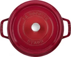 Staub - Ronde Cocotte 24 Cm - Kers 8 Staub - Ronde Cocotte 24 Cm - Kers -PannenPunt Aanbiedingen Winkel 1200x960 2