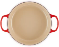 Le Creuset - Gietijzeren - Lage Braadpan - 24cm - Kersenrood -PannenPunt Aanbiedingen Winkel 1200x963 1