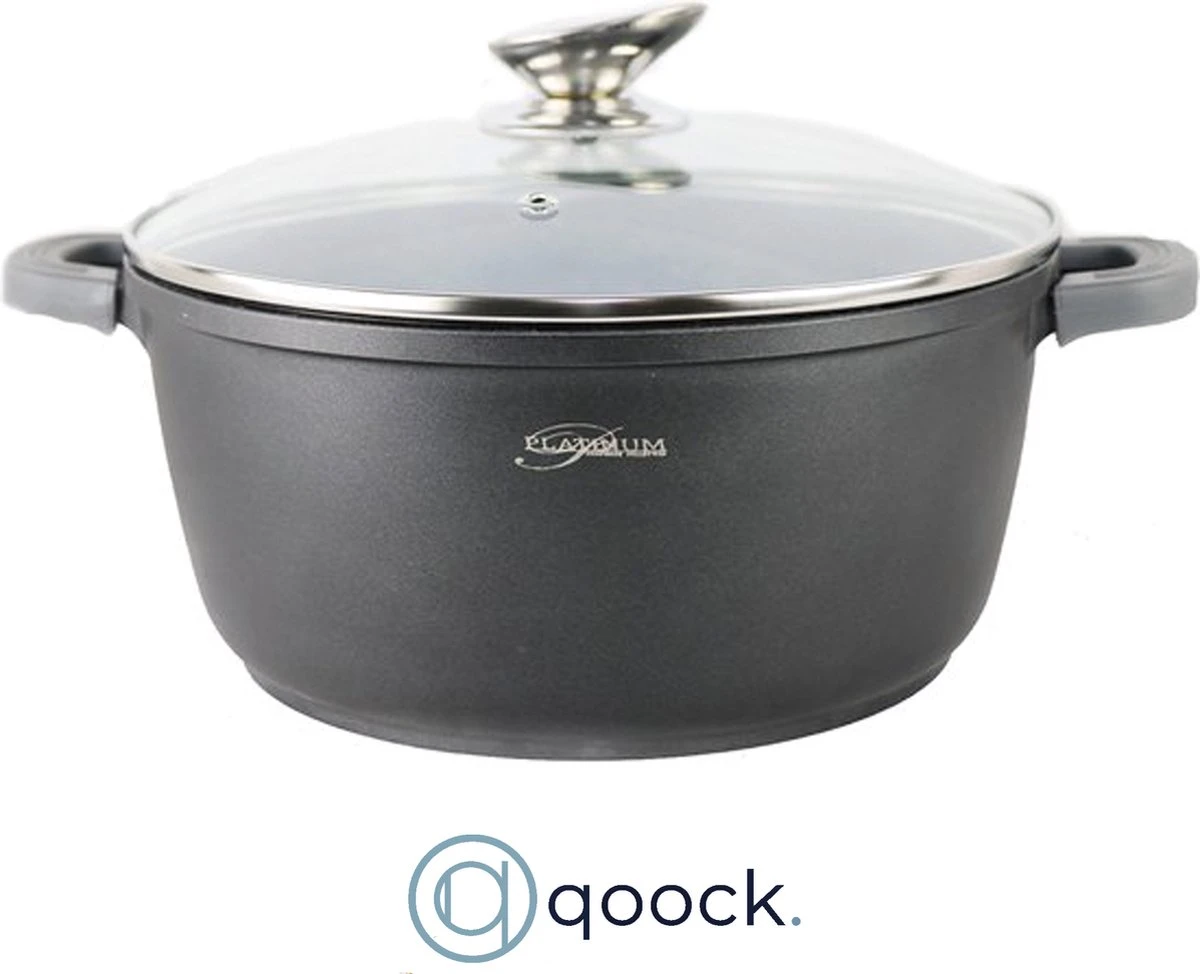 Platinum Cooking | Braadpan Met Deksel | 28cm | Koper | Alle Warmtebronnen | DAS28 1 Platinum Cooking | Braadpan Met Deksel | 28cm | Koper | Alle Warmtebronnen | DAS28