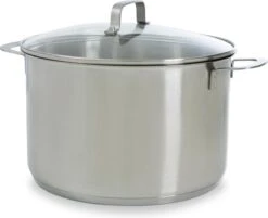 BK Bistro Soeppan Ø 24 Cm - RVS - Glazen Deksel - Inductie