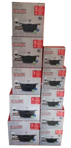 Royalty Line - Marble Soep/braadpan - Met Glazen Deksel Zwart - 24 CM. RL-BS24ML 24 Royalty Line - Marble Soep/braadpan - Met Glazen Deksel Zwart - 24 CM. RL-BS24ML -PannenPunt Aanbiedingen Winkel 579x1200 1