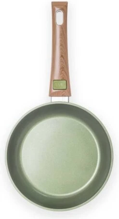 Just Vegan Koekenpan ECO Met Afneembaar Handvat 20 Cm Aluminium Groen -PannenPunt Aanbiedingen Winkel 656x1200