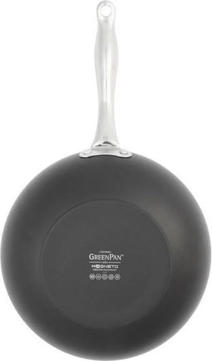 GreenPan Brussels Infinity Pro Wokpan - Ø 28 Cm - Zwart 4 GreenPan Brussels Infinity Pro Wokpan - Ø 28 Cm - Zwart - Afbeelding 4