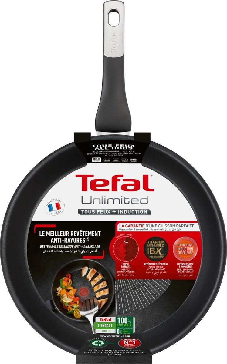 Tefal Unlimited Koekenpan - Ø 32 Cm 8 Tefal Unlimited Koekenpan - Ø 32 Cm - Afbeelding 8