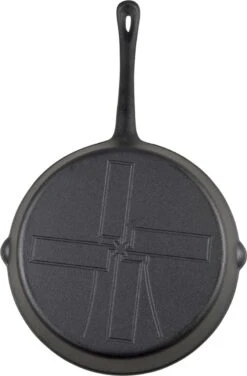 The Windmill Koekenpan Skillet Maxi 26 Cm Gietijzer Zwart -PannenPunt Aanbiedingen Winkel 789x1200