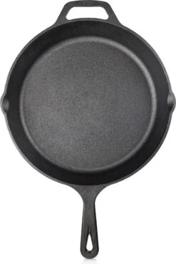 Navaris Gietijzeren Koekenpan - Braadpan Van Gietijzer - Ronde Skillet - Geschikt Voor Alle Warmtebronnen - Ø 25 Cm - Ovenbestendig Tot 260?graden -PannenPunt Aanbiedingen Winkel 802x1200 2