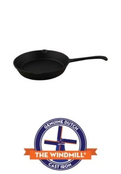 The Windmill Koekenpan Skillet Maxi 26 Cm Gietijzer Zwart -PannenPunt Aanbiedingen Winkel 832x1200 1